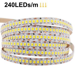 LED -strips LED -strip voor 12V Wit 2835 LED -tape 5m 300 600 1200leds LED -verlichting voor kamer Home Decoratielamp Strip Flexibele zachte lampbalk P230315