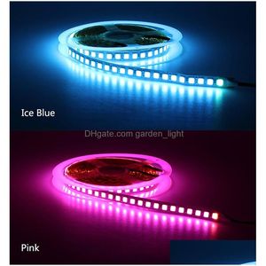 LED -strips SMD 5054 5050 IP65 IP67 RGB 12V Waterdichte niet -waterbestendig flexibel licht 600 LED's 5m Dubbele zijde D DHI9D