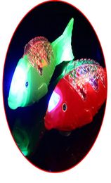 LED Swing Fish Light gloeiende kleurrijke knipperende lampen als kinderen039S Day Kid039s jongensspeelgoed geschenken voor feestdecoraties Props7095773