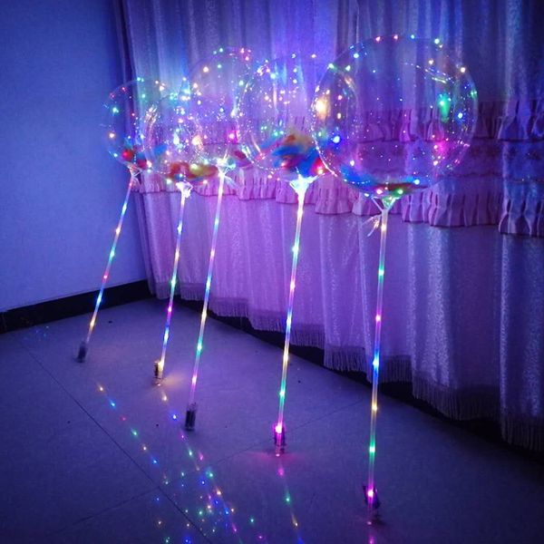 LED SwordsGuns Gonflable Lueur Transparent Lumineux Étanche Ballon Ball Enfants Jouets s Fête De Mariage Cadeau D'anniversaire Carnaval 230705