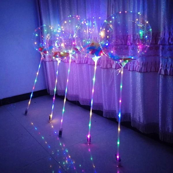 LED SwordsGuns Gonflable Glow Transparent Lumineux Ballon Étanche Ballon Enfants Jouets S Fête De Mariage Anniversaire Cadeau Halloween 231123