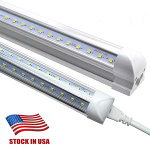 LED T8 V -vormige geïntegreerde enkele armatuur, 4ft, 2800lm, 6000K (super helder wit), 28W Utility Shop Licht, plafond en onder kastlicht,