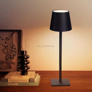 Lámpara de mesa LED Lámpara de escritorio táctil portátil Lámpara vintage recargable para restaurante Dormitorio BarsCamping Cafetería Luz nocturna HKD230807