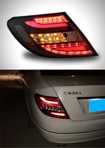 Feu arrière LED pour BENZ W204, feu arrière antibrouillard, clignotant, accessoires de voiture, 2007 – 2013