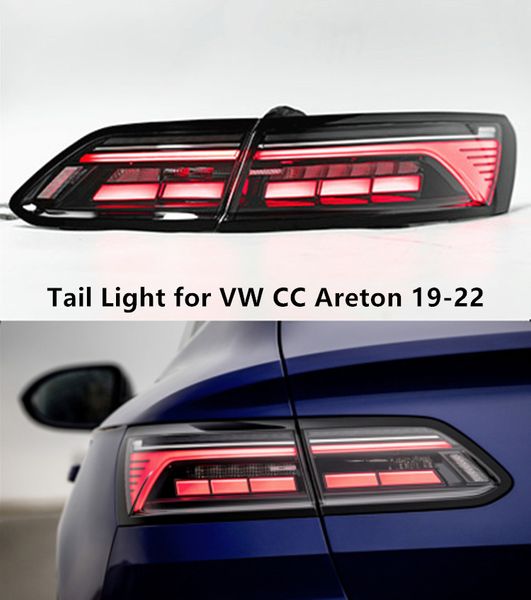 Feu arrière LED pour VW CC Areton, clignotant, feu de recul, frein arrière, accessoires automobiles, 2019 – 2022