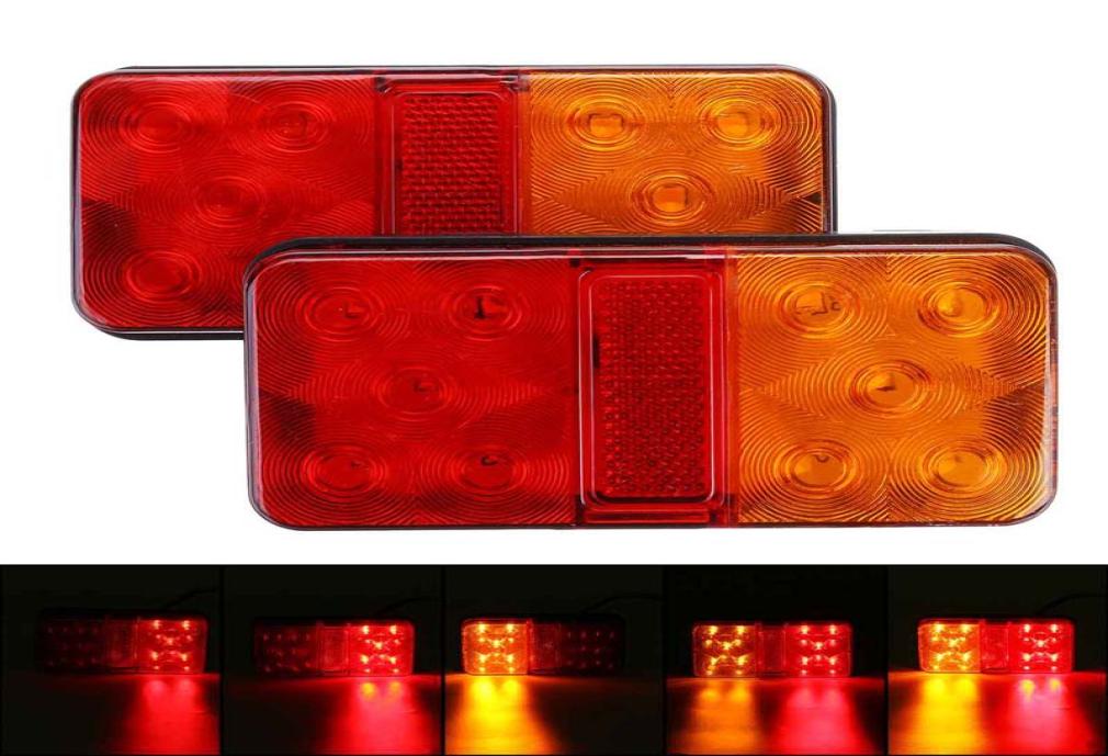 LED -Rückgang -Blinker -Signalanzeige Lampe Heckbremslichter für Autowagen Anhänger Caravan Rücklicht 12V 24v1923212