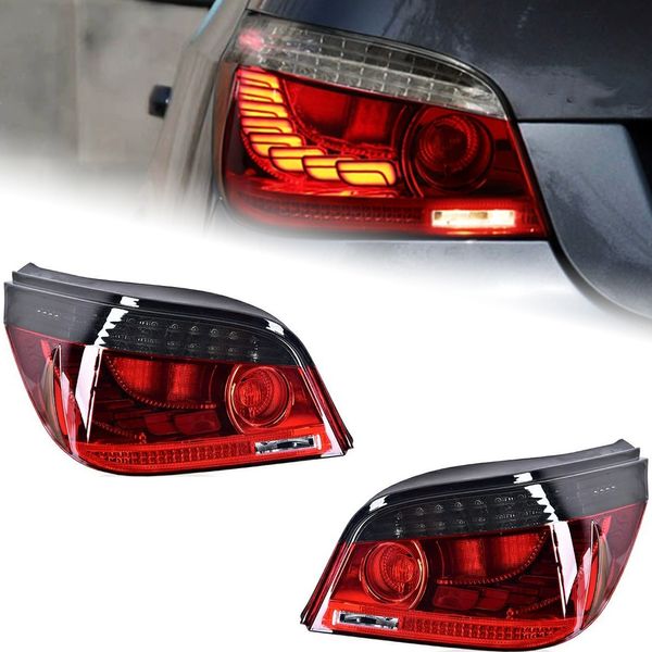 Conjunto de luces traseras LED para BMW serie 5 E60 2003-2009 523i 525i 530i, lámpara de conducción de freno, señal de giro