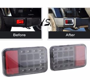 LED -staart achterkant achter bumper licht terug omhoog omgekeerde lichten achterste parkeerlicht remlichtmontage voor 0715 Jeep Wrangler JK3282441