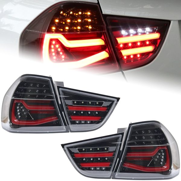 Assemblage de feux arrière LED pour BMW E90 2009-2012 320I 323I325I 330I PLIGNE ET PLAY LED CONCULTAGE COURT DE REGARD