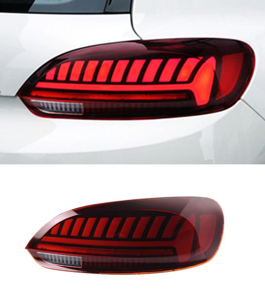 Feu arrière LED pour VW Scirocco 2009-20 17 feu arrière feux de freinage arrière Streamer Signal feux arrière à surbrillance arrière