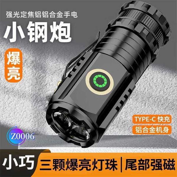 LED TORCH LAUX CAMPING SUPER BRIGHT BRIGHT LON LASER BLANC LASER SUPER BRIGHT LALLE STRONGE CHARGEMENT CHARGEMENT ARMAND