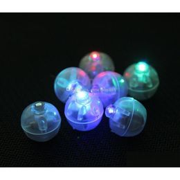 Jouets LED Colorf Rond LED RVB Flash Ball Lampes Ballon Lumières Lanterne De Noël Décoration De Fête De Mariage Livraison Directe Jouets Cadeaux Led Dhucc