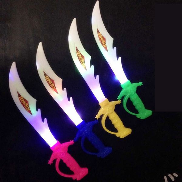 Couteau lumineux électronique à Led, jouets de Simulation pour enfants, épée Flash colorée, cadeaux pour enfants, ZA5003