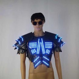 Toys LED LED Luminous Armor Set Halloween Armour Stage Cosplay Fily Party Set Luminous Clothing S2452099 S2452099