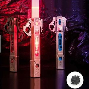 Toys LED Sabre laser Childrens Toy Laser Sword étoile 2in1 Flash Rod Fluorescent Rod Hair Light Sabre Childrens Toy Sword RVB Light S2452099 S245