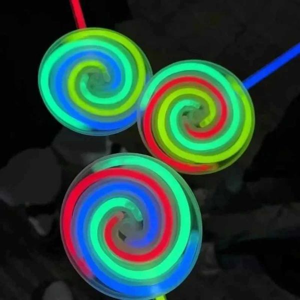 Toys LED Lollipop Glow Stick Set Glowing Rotation Rotating Windmill Party Concert Stage Toys DIY Glow Stick Dark Party Prop Cadeaux
