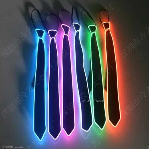 LED Toys Men Shining Wire Neon LED Light Looks Cosplay Party Haloween Christmas Lighting Stage Light Up DJ Bar Club Prop Q240524