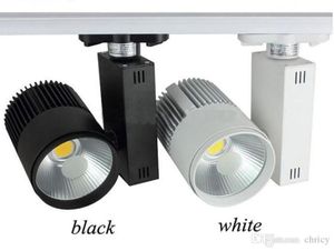 Lampada da binario a LED per binario leggero per negozio di casa Negozio Showroom Faretto da soffitto Nero Bianco 2 fili Tracklight5869492
