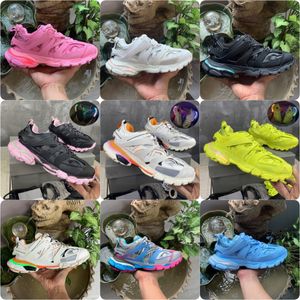 LED Track Track 3 3.0 Verlichte T.S.Zwart wit verlicht Gomma Leather Nylon Gedrukt Purple Pink Gray Beige Red Blue Dark Green Brand Medium Men Dames Casual schoenen