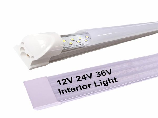 Tubes LED 2 3 4 5 pieds DC 12 V 24 V 36 V T8 Intégration Basse Tension Refroidisseur Porte Magasin Lumières Luminaire Intérieur Barre Lumineuse Bande pour Voiture 1282923