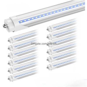 Tubes à LED 8 pieds 8 pieds à broches simples T8 FA8 LUMES LUMILES 45W 4800lm lampes à tube fluorescent 85-265V - Stock in États