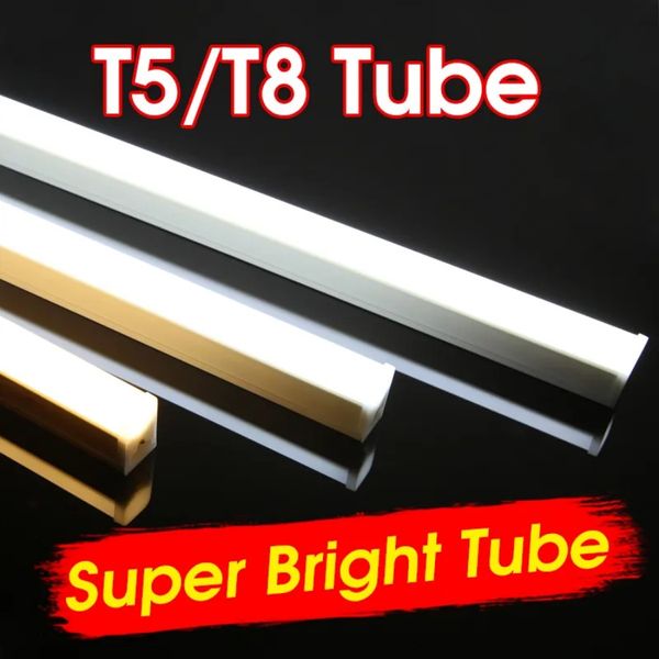 Lampe à Tubes LED T5/T8, plafonnier pour cuisine, chambre à coucher, lumière blanche froide/chaude, barre de LED, éclairage de Garage, 10W