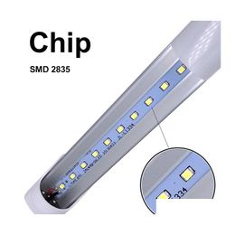 LED -buizen T8 buis 0,6 m 2ft 12W 1100lm SMD 2835 Lichtlampen 2 voet 600 mm 85265V verlichting Fluorescerende druppel Afgiftelampen BBS DHJrn