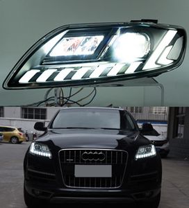 LED clignotant phare pour Audi Q7 phare de voiture 2006-2015 diurne feux de route lentille de lampe