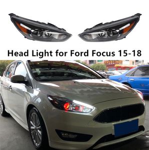 LED-richtingaanwijzerkoplamp voor Ford Focus Autolicht 2015-2018 Dagrijverlichting Hoofdlamp projectorlens