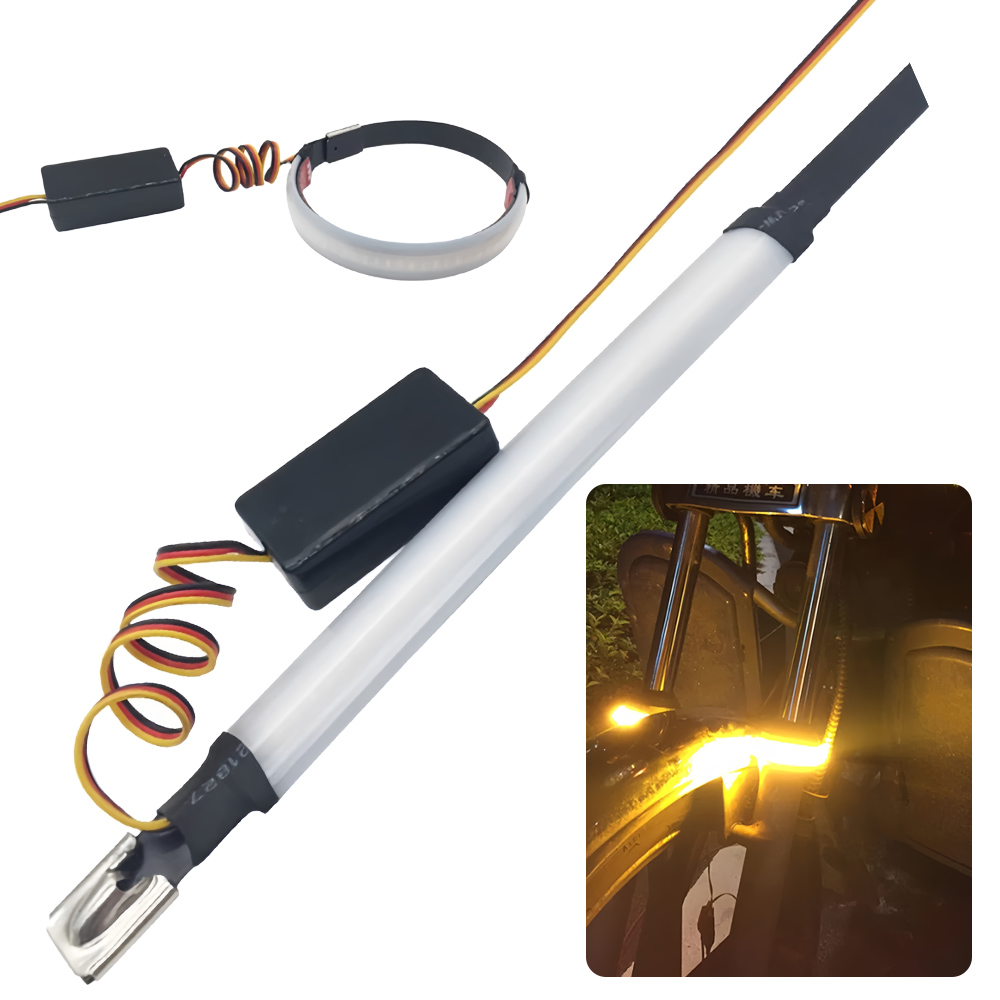 LED Turn Signal Pasek, elastyczne jasne gumowe hamulec z ogonem Light łatwy w instalacji dla samochodu elektrycznego pojazdu elektrycznego