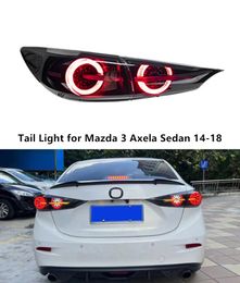 Lámpara trasera LED de señal de giro para Mazda 3 Axela Sedan luz trasera de coche 2014-2018 luz trasera de freno accesorios automotrices