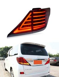 Feu arrière de clignotant LED pour Toyota Alphard, feu arrière de voiture 2009 – 2014, feu de recul, accessoires automobiles