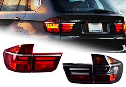 Ligera trasera de señal de giro LED para BMW X5 E70 Taillight 2007-2013 Carrera trasera Brazo Lámpara de reverso Accesorios para automóviles