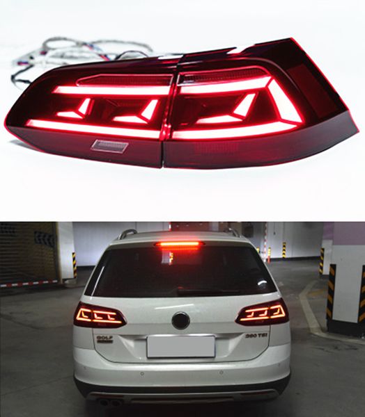 Luz trasera LED de señal de giro para VW Golf 7 Variant, luz trasera 2013-2020 Golf7.5, lámpara antiniebla de freno trasero, accesorios para coche