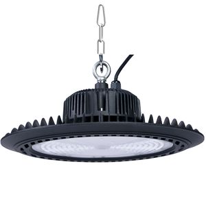 LED UFO High Bay Lights 100W 150W 200W 85-265V 6000K 150lm/W éclairage d'entrepôt à haut rendement pour garage d'atelier