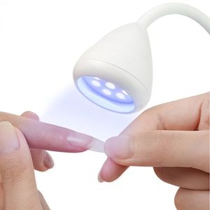 LED Ultraviolet Lights Desk Lamp USB Mini UV -gel uithardende lichtdroger voor doe -het -zelf nagel