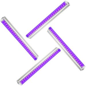 LED UV Licht T5 1ft 2ft 3ft 4ft 5ft Draagbare UV Licht Tube Party Supplies for Body Paints Stage Lighting slaapkamer Halloween Decorations Pet Urine Detectie Usalight