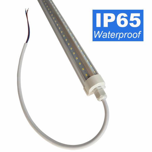 Luminaria LED a prueba de vapor de 4 pies, cubierta transparente de 36 vatios, IP65 a prueba de agua de 4 pies de largo, lámpara de tienda Tri-Proof, iluminación de barra de tubo para interiores y exteriores crestech