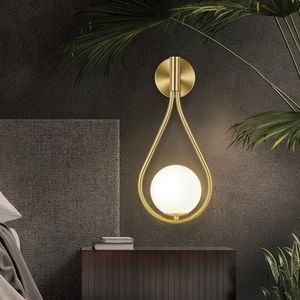 Led Mur Lampes Intérieur Lumières Moderne Chambre En Métal En Verre Externe Applique Décor À La Maison Pour Salon Escalier Éclairage Mur Lampe