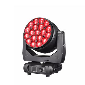 Lumière principale mobile de faisceau de lavage de LED zoom oeil d'abeille K15 19x40 w 4in1 rgbw LED éclairage de fête disco de scène de tête mobile