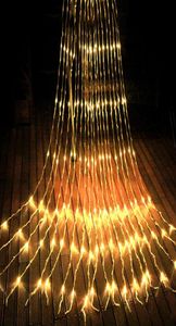 LED Waterfall String Lights Meteoor Douche Regenreeksen Gordijn Licht Kerstdecoratie Fairy Lights 2M3M6M4317421