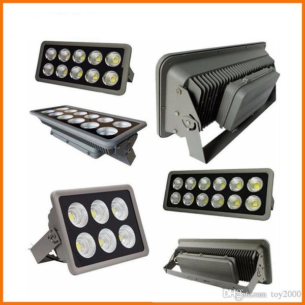 LED étanche AC 85-265V COB extérieur LED 400W 500W 200W lumières projecteur d'éclairage d'inondation réflecteur 300W Gargen Spotlight L Wpfci