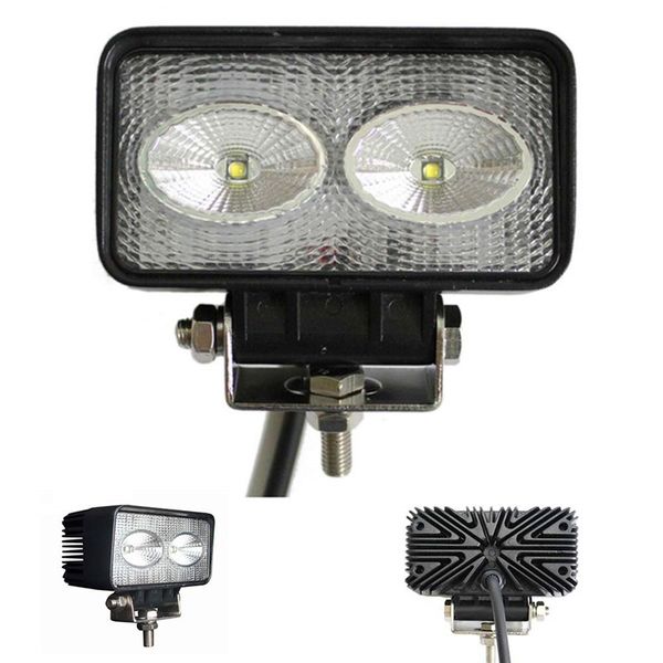 LED de travail LED lumières 20W LED 4.33 pouces barre d'éclairage d'inondation conduite barre de travail navires lampe tout-terrain camion remorques 2 ans de garantie