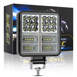 Luz de trabajo Led 177W 59LED foco cuadrado 12V 24V DRL lámpara de coche para camión SUV 4WD 4x4 barco ATV Jeep Tractor luces estroboscópicas antiniebla