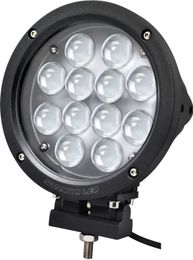LED-werklamp 7 "60W CREE LED Werklicht Bar 12-LED * (5W) Rijverlichting SUV ATV 4WD 4x4 Jeep Flood Spot Bundel 5100LM IP67 Trucklamp