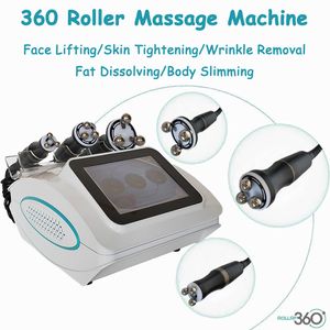 360 graden automatische roterende gezichtslichaammassager Radiofrequentie Afslanken Vet Cellulitisreductie LED-licht RF Huidverstrakking Schoonheidskliniekmachine