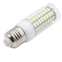 Edison2011 lámpara LED E27 E14 SMD 5730 72 Leds bombilla de maíz 220V 110V 72 LEDs lámpara Led luz tipo vela proyector