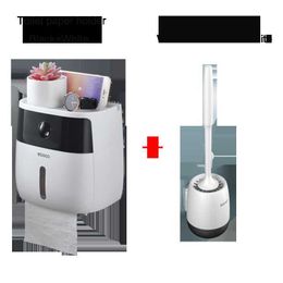 LEDFRE Wandmontage Toiletpapier Houder Dispenser Creatief Waterdicht Weefsel Badkamer Dubbele LF82003P 210709