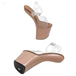 Leecabe Sexy Stripper Trend Young Sandals Fashion Color Pole Dance Shoes Non HE 287