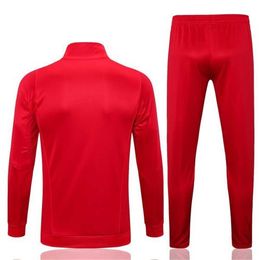 Leeds męskie dresy zestawy treningowe do piłki nożnej garnitury dla dorosłych zimowe dresy piłkarskie zestawy sportowe pełny zamek kurtki i spodnie odzież sportowa garnitury 2PV2